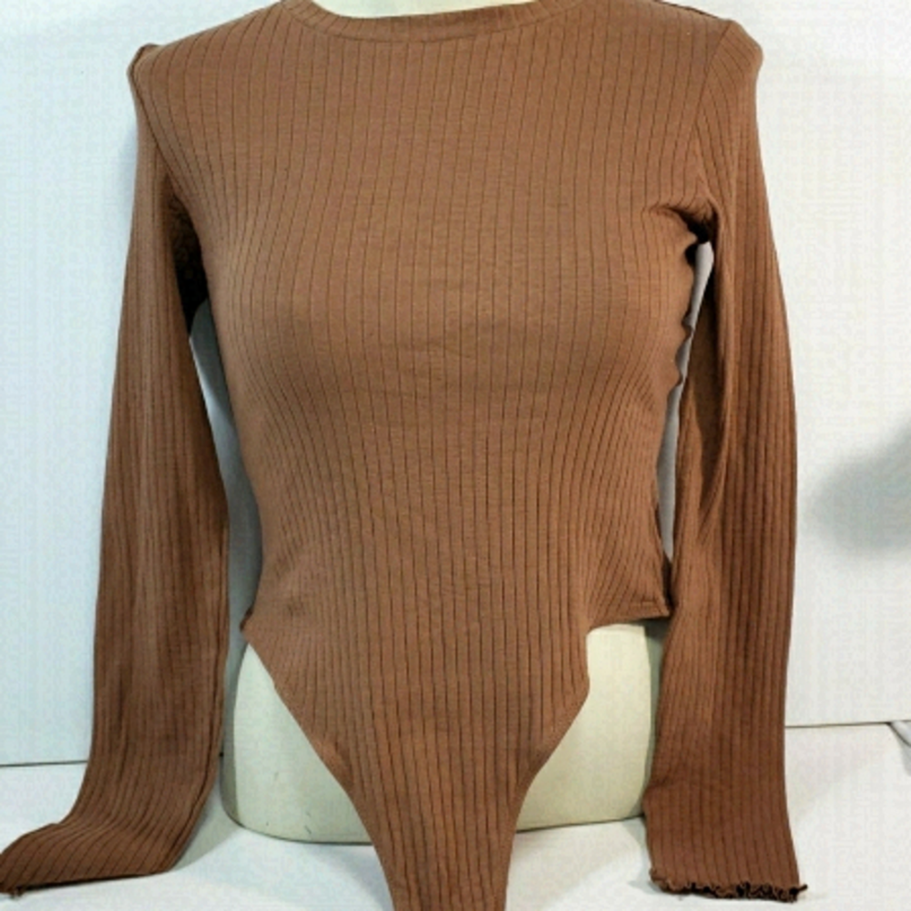 SHEIN Long Sleeve Bodysuit - Picture 1 of 6